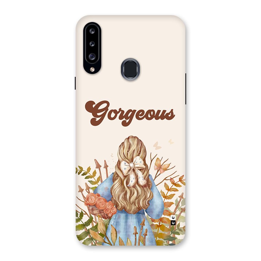 Gorgeous Girl Back Case for Galaxy A20s