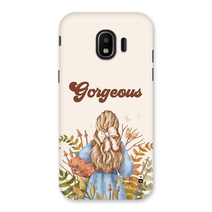 Gorgeous Girl Back Case for Galaxy J2 Pro 2018