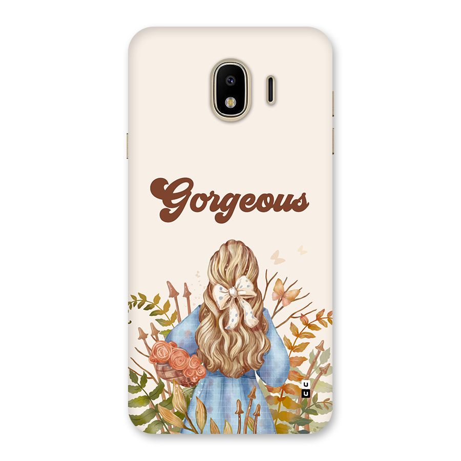 Gorgeous Girl Back Case for Galaxy J4