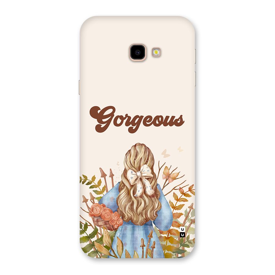 Gorgeous Girl Back Case for Galaxy J4 Plus