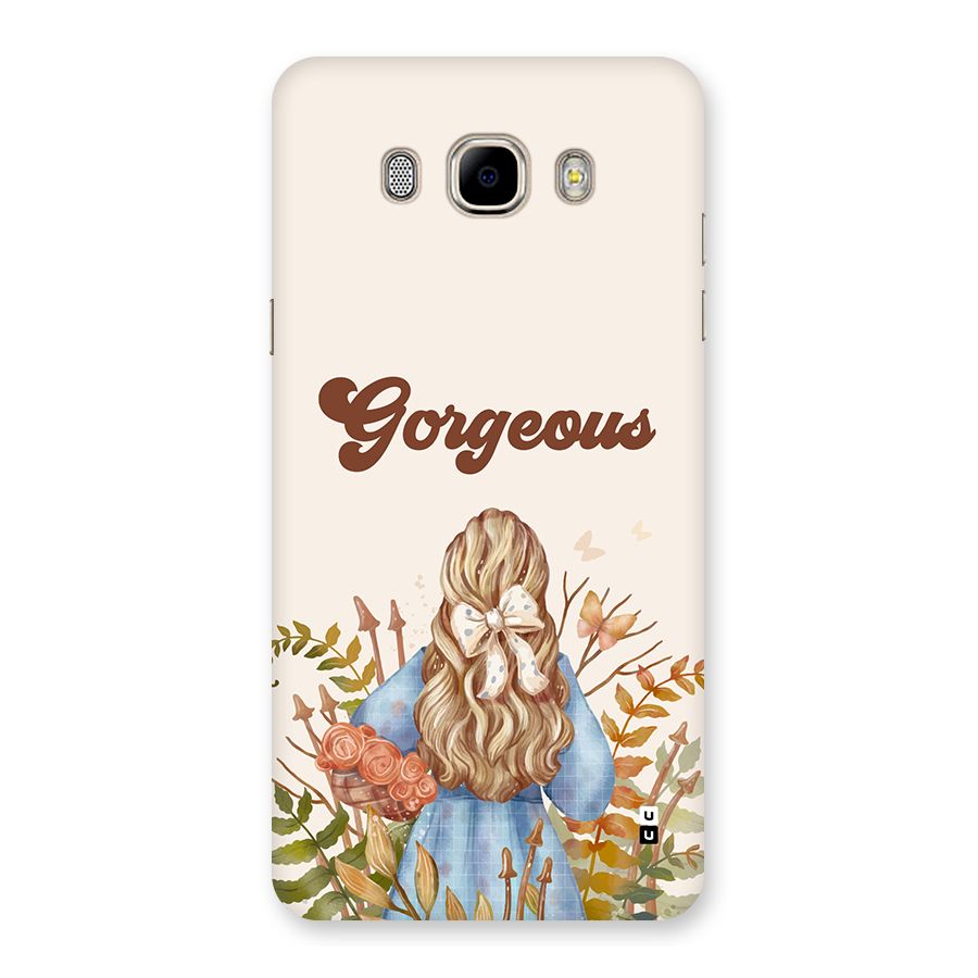 Gorgeous Girl Back Case for Galaxy J7 2016