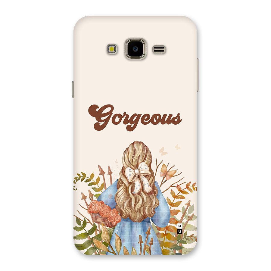Gorgeous Girl Back Case for Galaxy J7 Nxt
