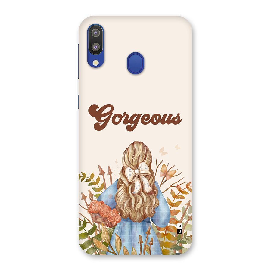 Gorgeous Girl Back Case for Galaxy M20