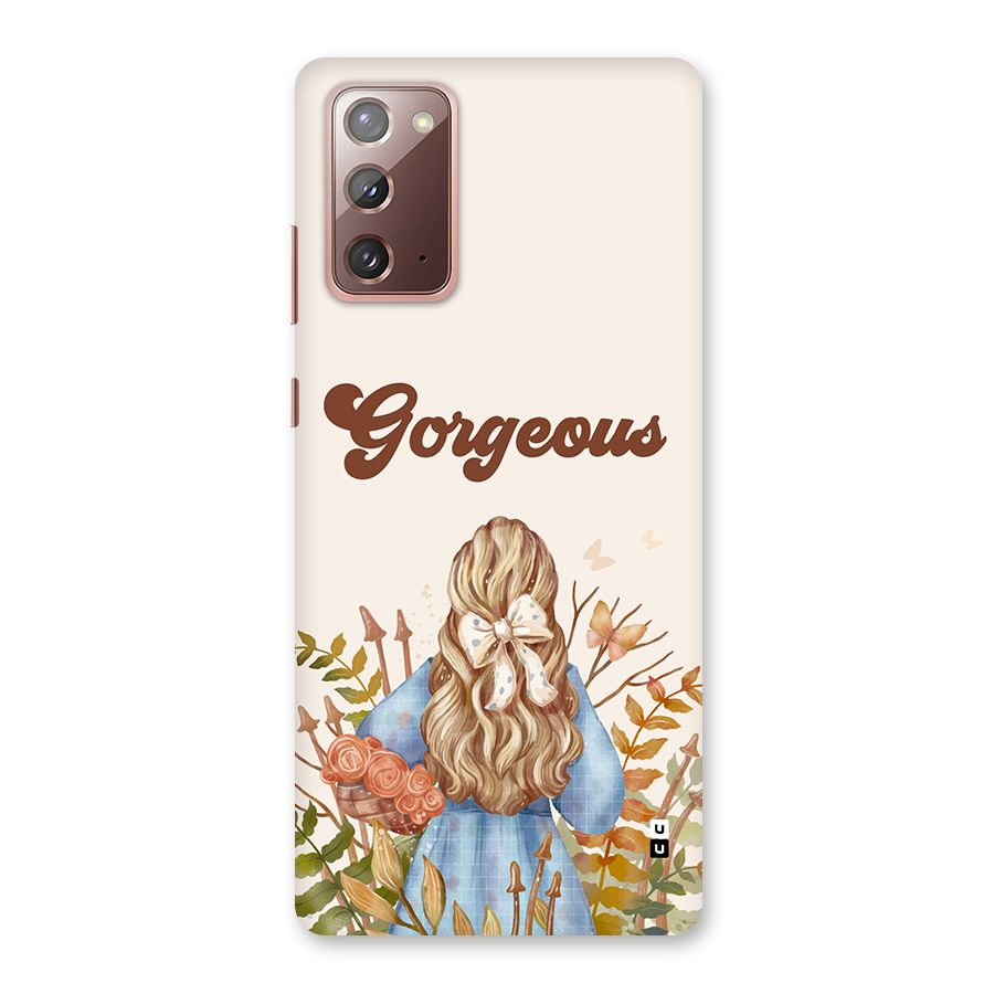 Gorgeous Girl Back Case for Galaxy Note 20