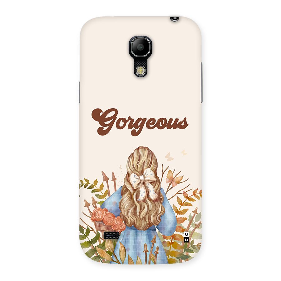 Gorgeous Girl Back Case for Galaxy S4 Mini