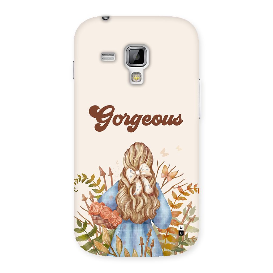 Gorgeous Girl Back Case for Galaxy S Duos
