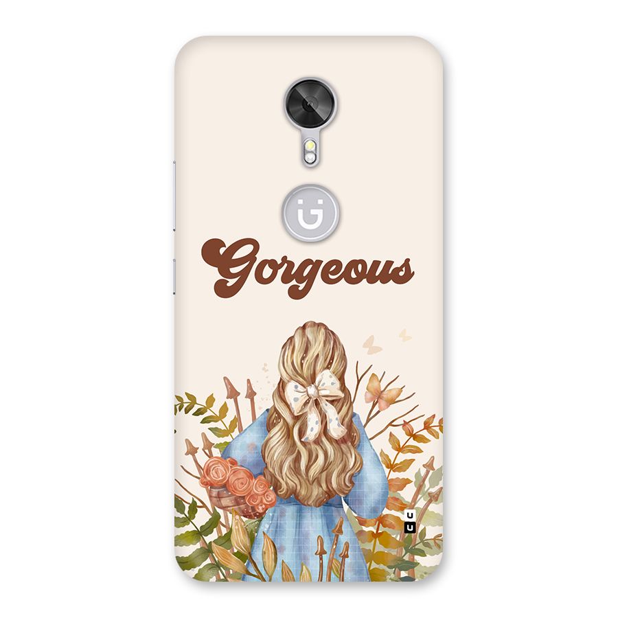 Gorgeous Girl Back Case for Gionee A1