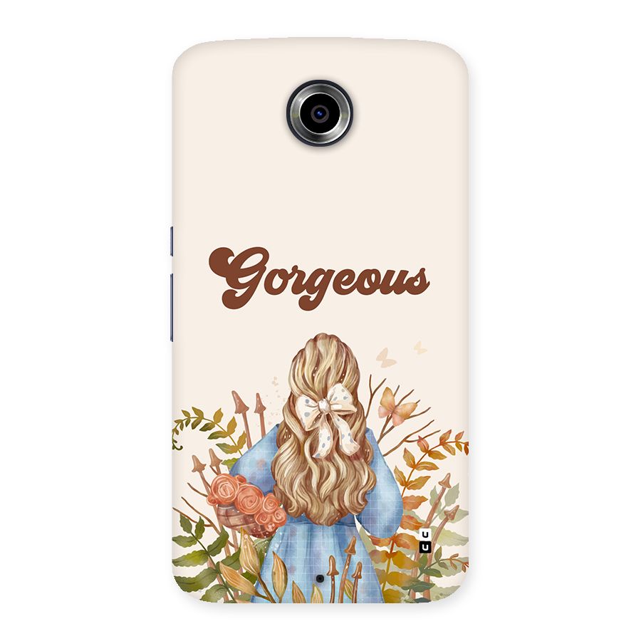 Gorgeous Girl Back Case for Google Nexus 6
