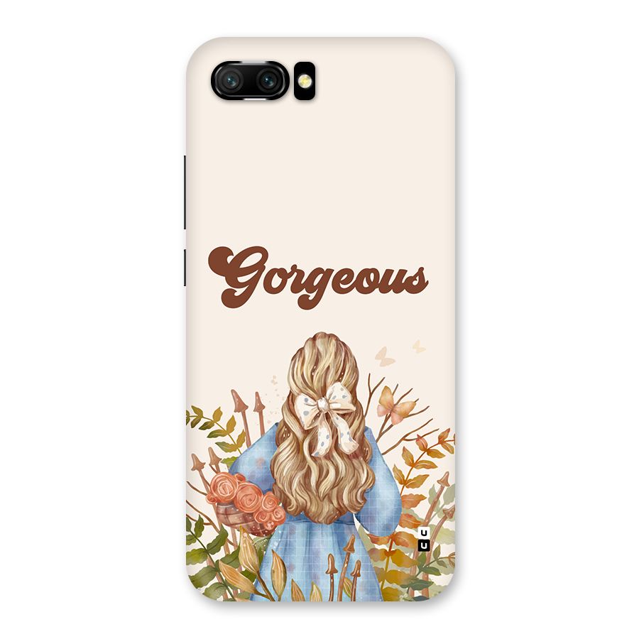 Gorgeous Girl Back Case for Honor 10