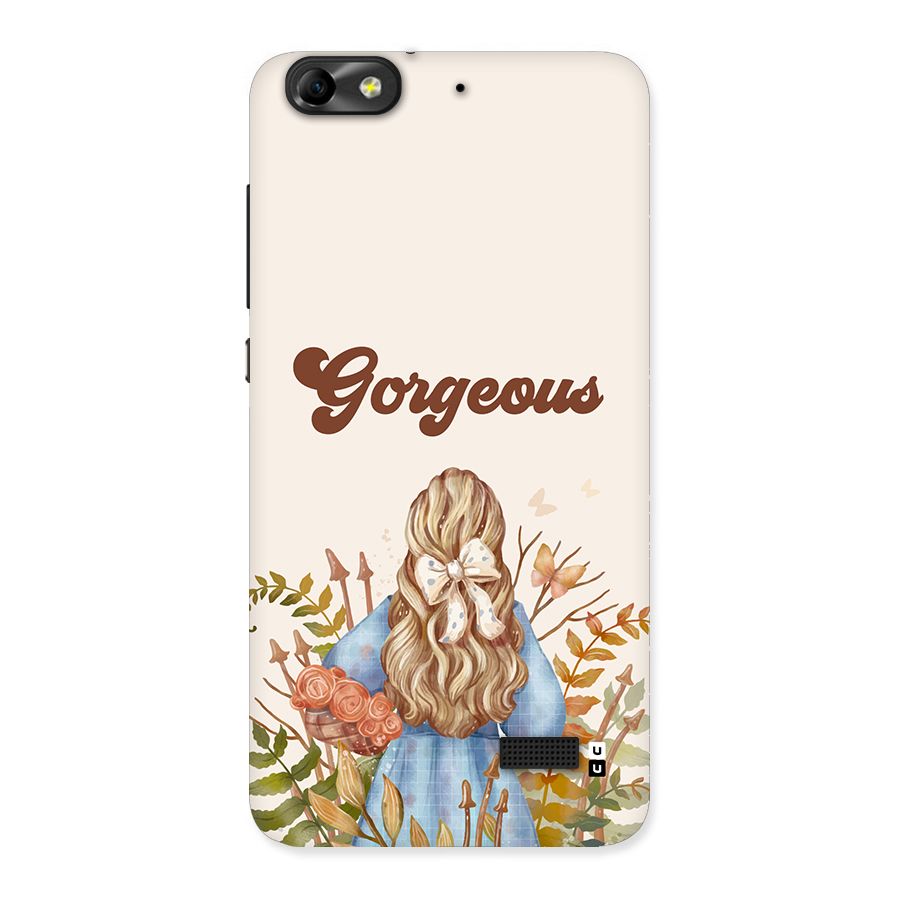 Gorgeous Girl Back Case for Honor 4C
