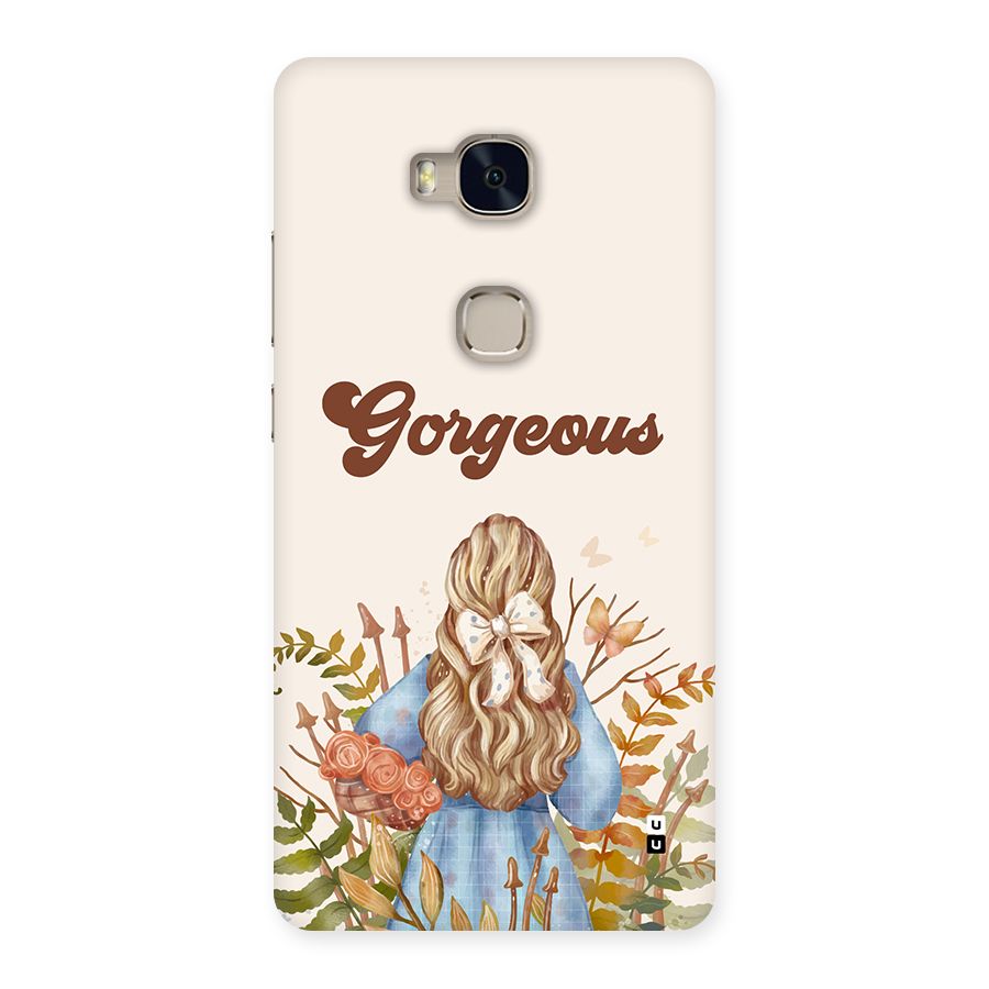 Gorgeous Girl Back Case for Honor 5X