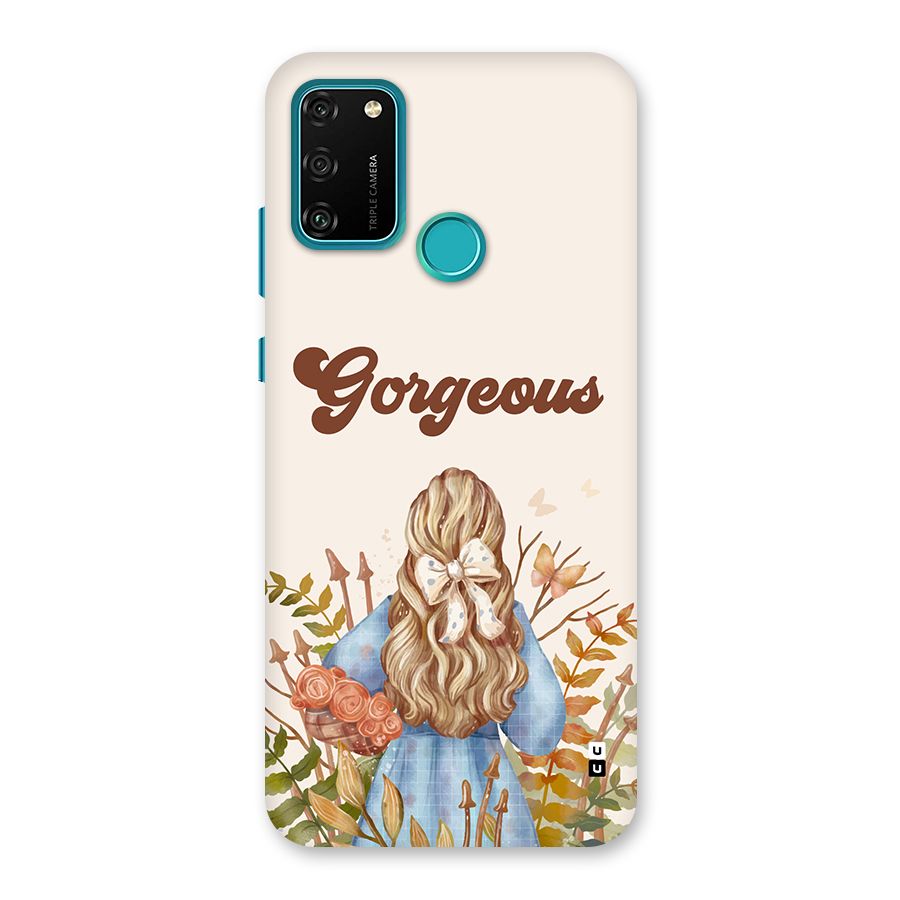 Gorgeous Girl Back Case for Honor 9A