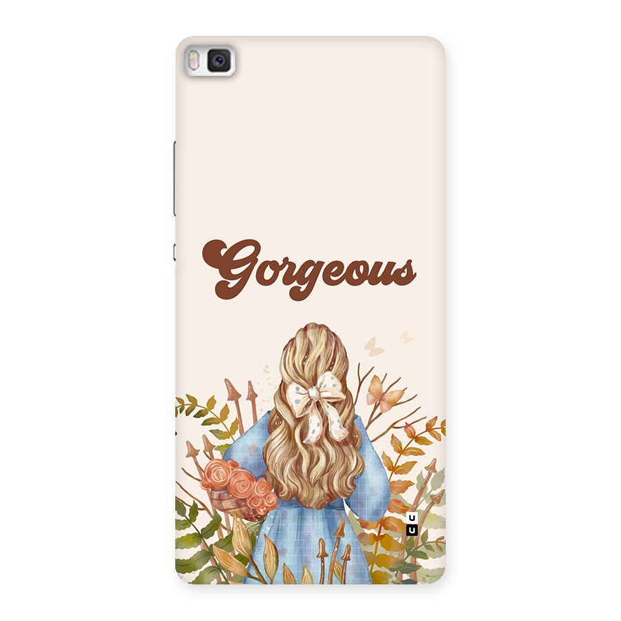 Gorgeous Girl Back Case for Huawei P8