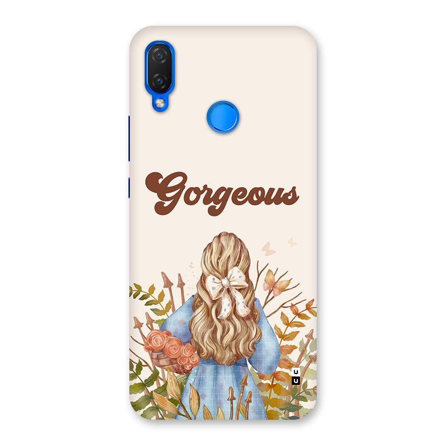 Gorgeous Girl Back Case for Huawei P Smart Plus