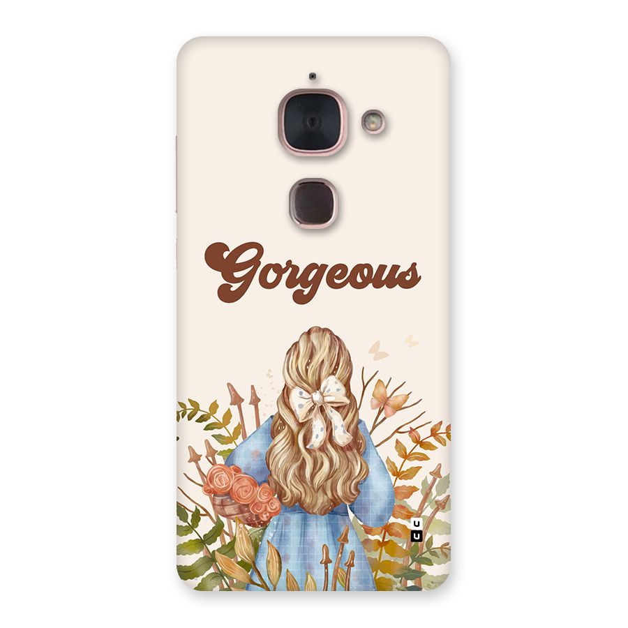 Gorgeous Girl Back Case for Le Max 2