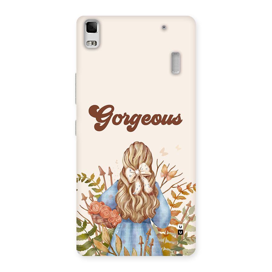 Gorgeous Girl Back Case for Lenovo A7000