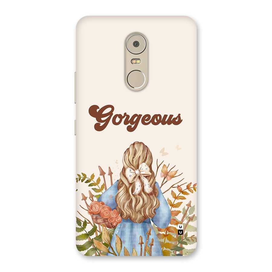 Gorgeous Girl Back Case for Lenovo K6 Note