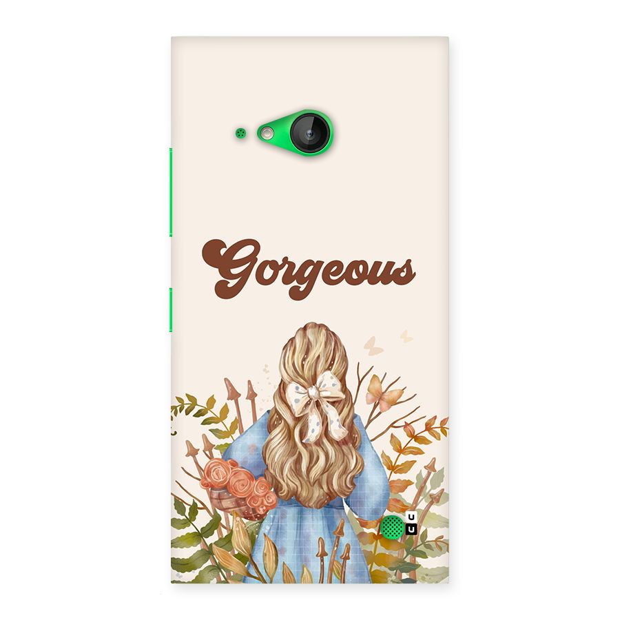 Gorgeous Girl Back Case for Lumia 730