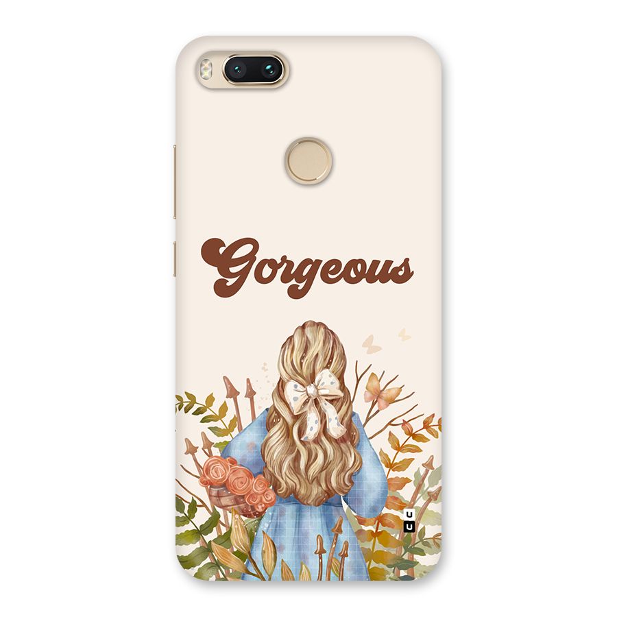 Gorgeous Girl Back Case for Mi A1