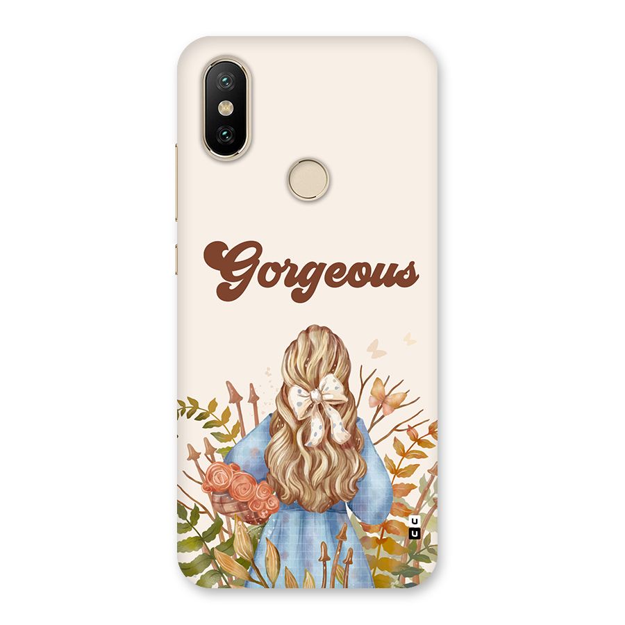 Gorgeous Girl Back Case for Mi A2