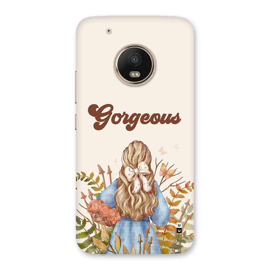 Gorgeous Girl Back Case for Moto G5 Plus