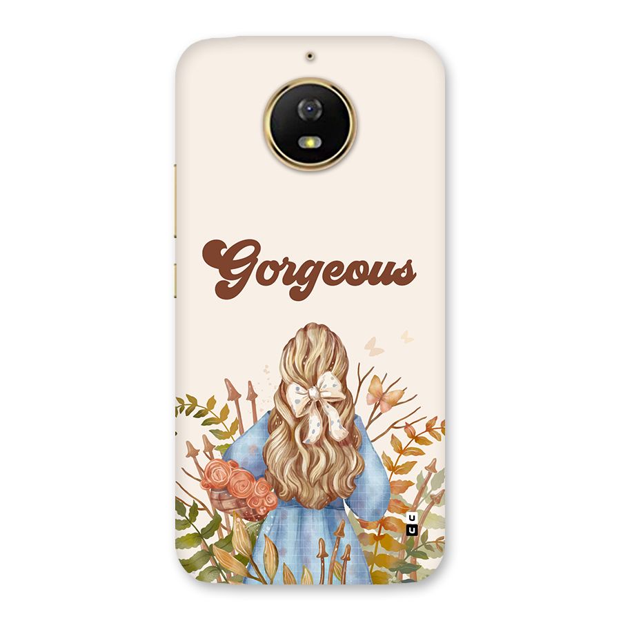 Gorgeous Girl Back Case for Moto G5s