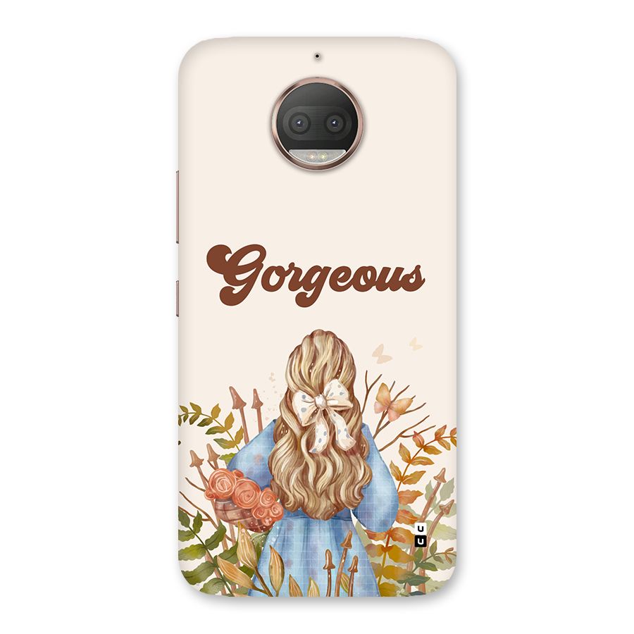 Gorgeous Girl Back Case for Moto G5s Plus