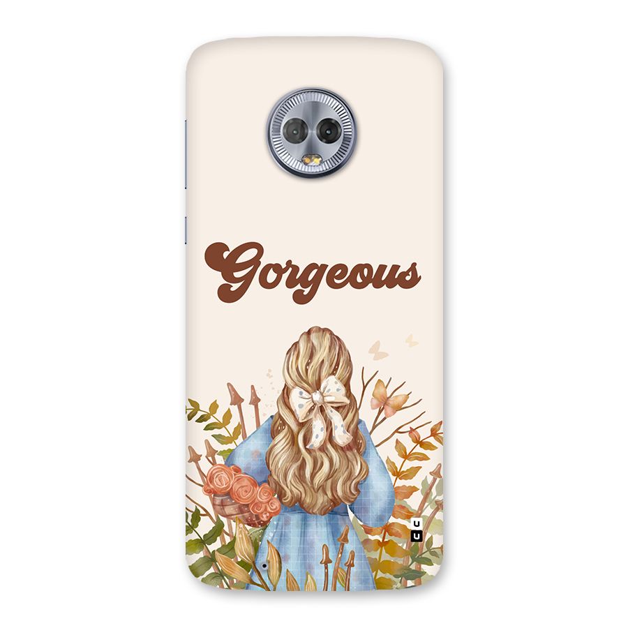 Gorgeous Girl Back Case for Moto G6