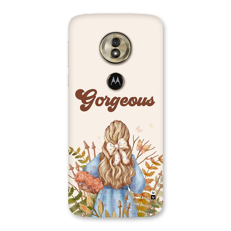 Gorgeous Girl Back Case for Moto G6 Play