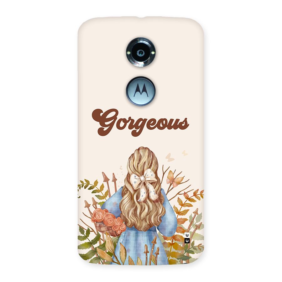 Gorgeous Girl Back Case for Moto X2