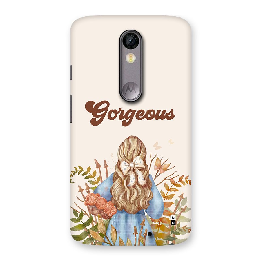 Gorgeous Girl Back Case for Moto X Force
