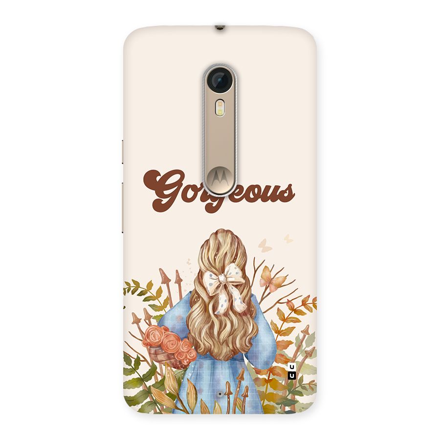 Gorgeous Girl Back Case for Moto X Style