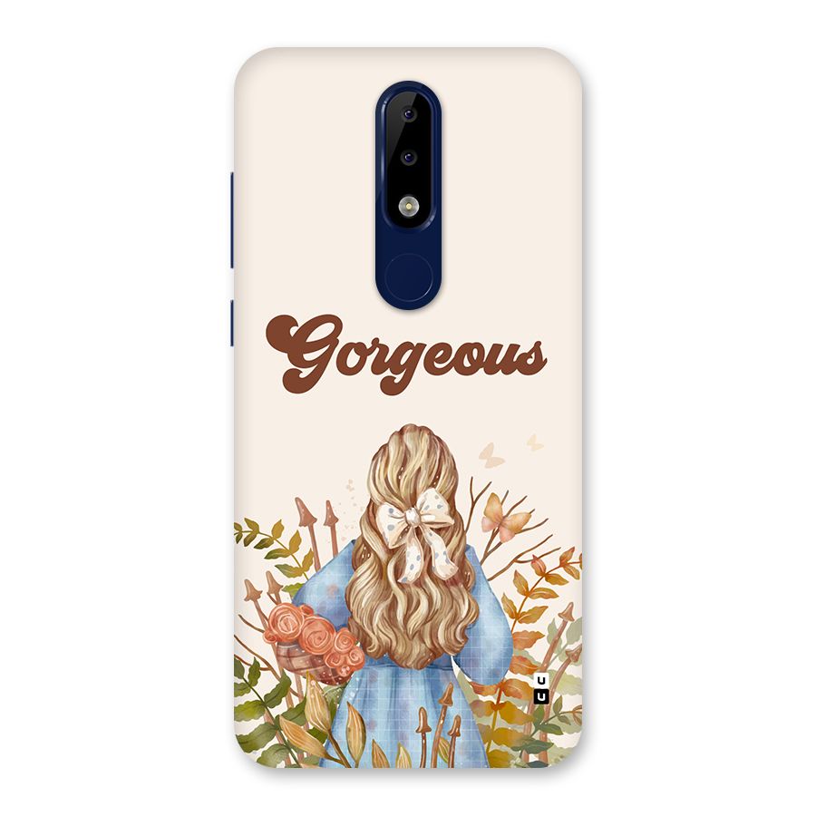 Gorgeous Girl Back Case for Nokia 5.1 Plus