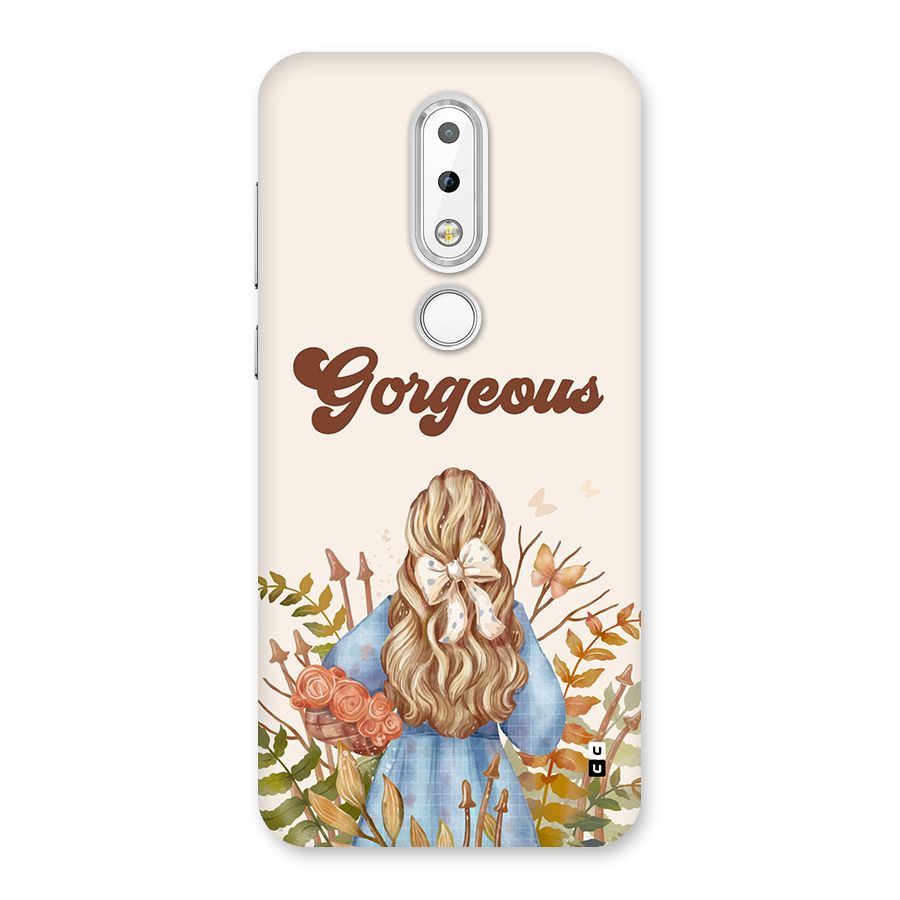 Gorgeous Girl Back Case for Nokia 6.1 Plus