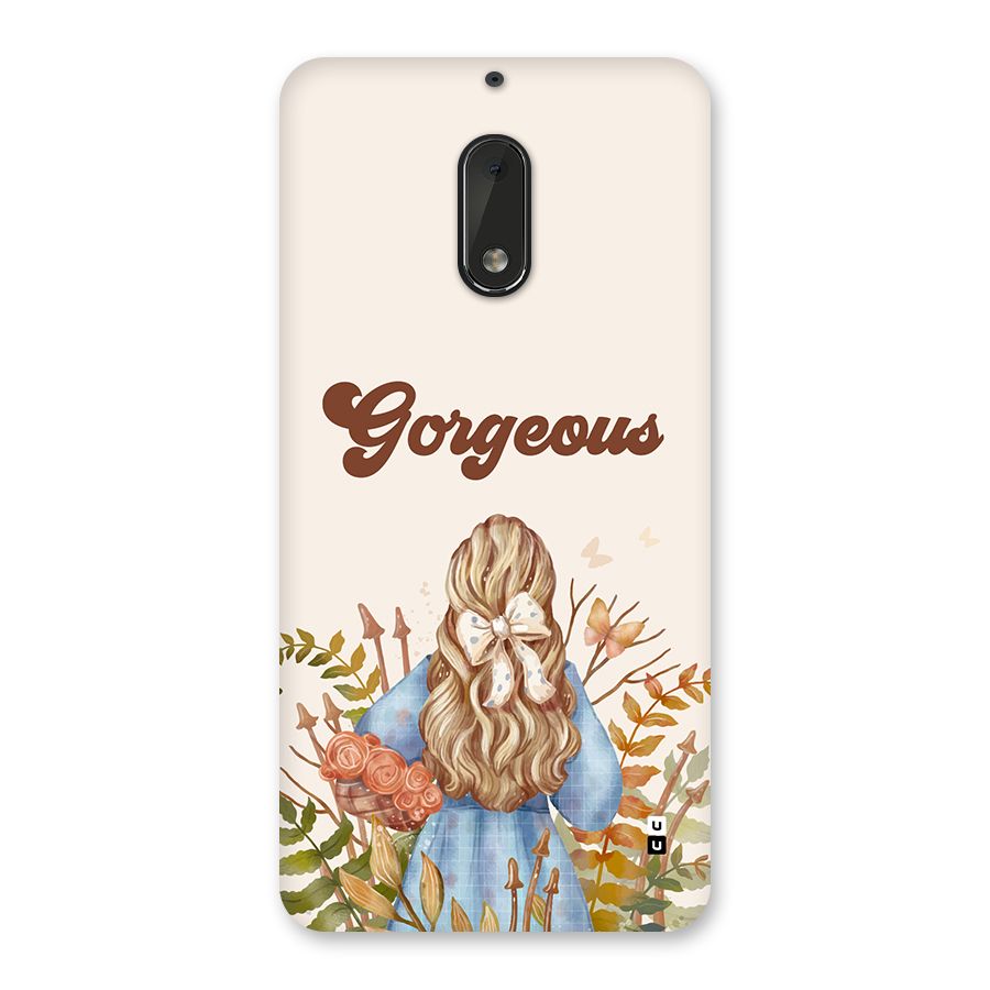 Gorgeous Girl Back Case for Nokia 6