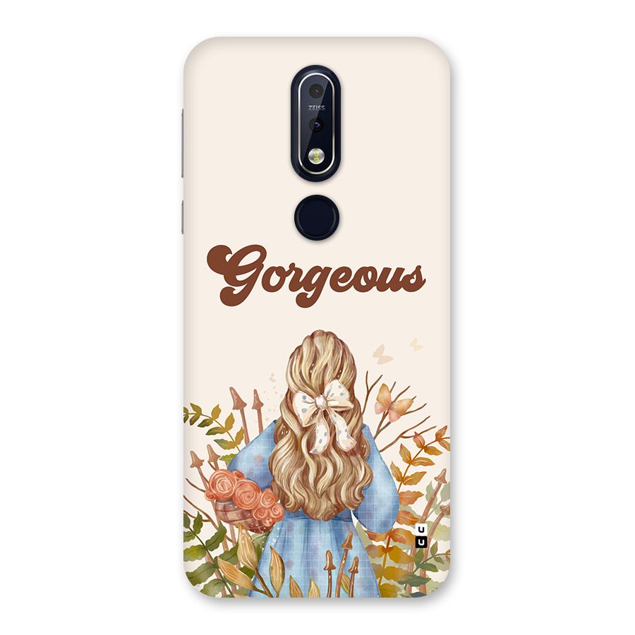 Gorgeous Girl Back Case for Nokia 7.1