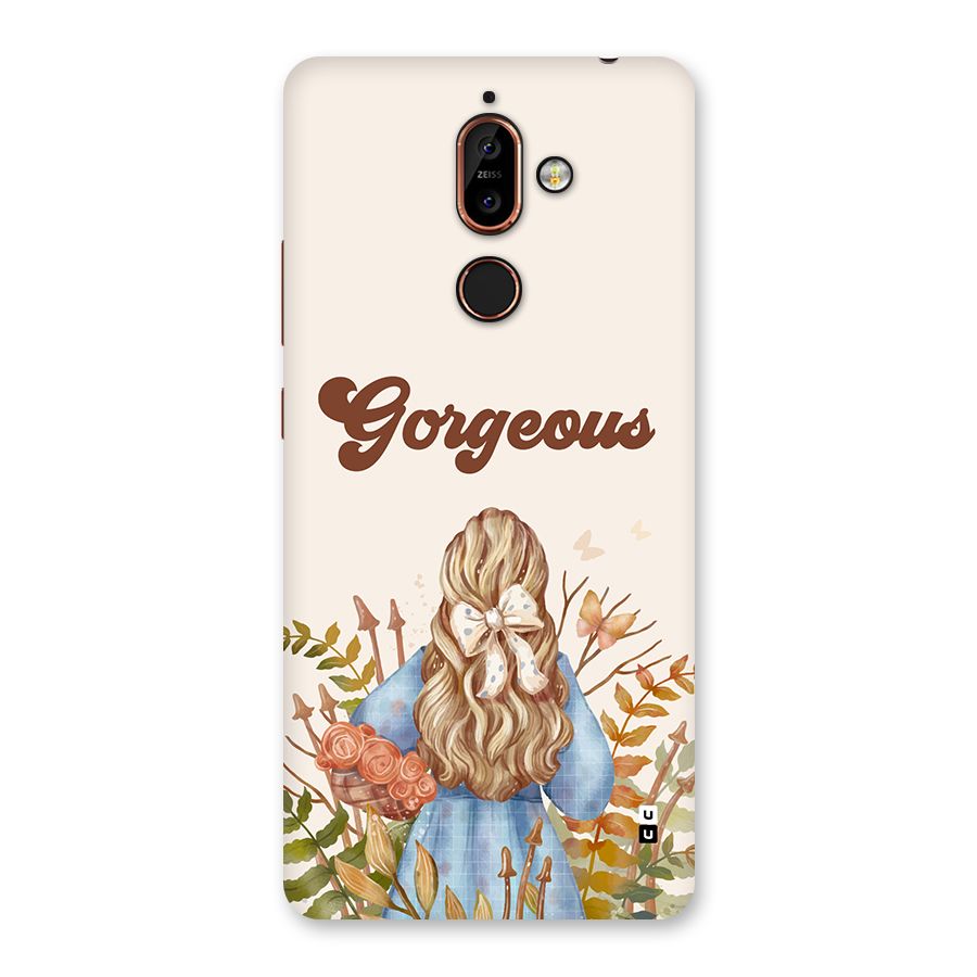 Gorgeous Girl Back Case for Nokia 7 Plus
