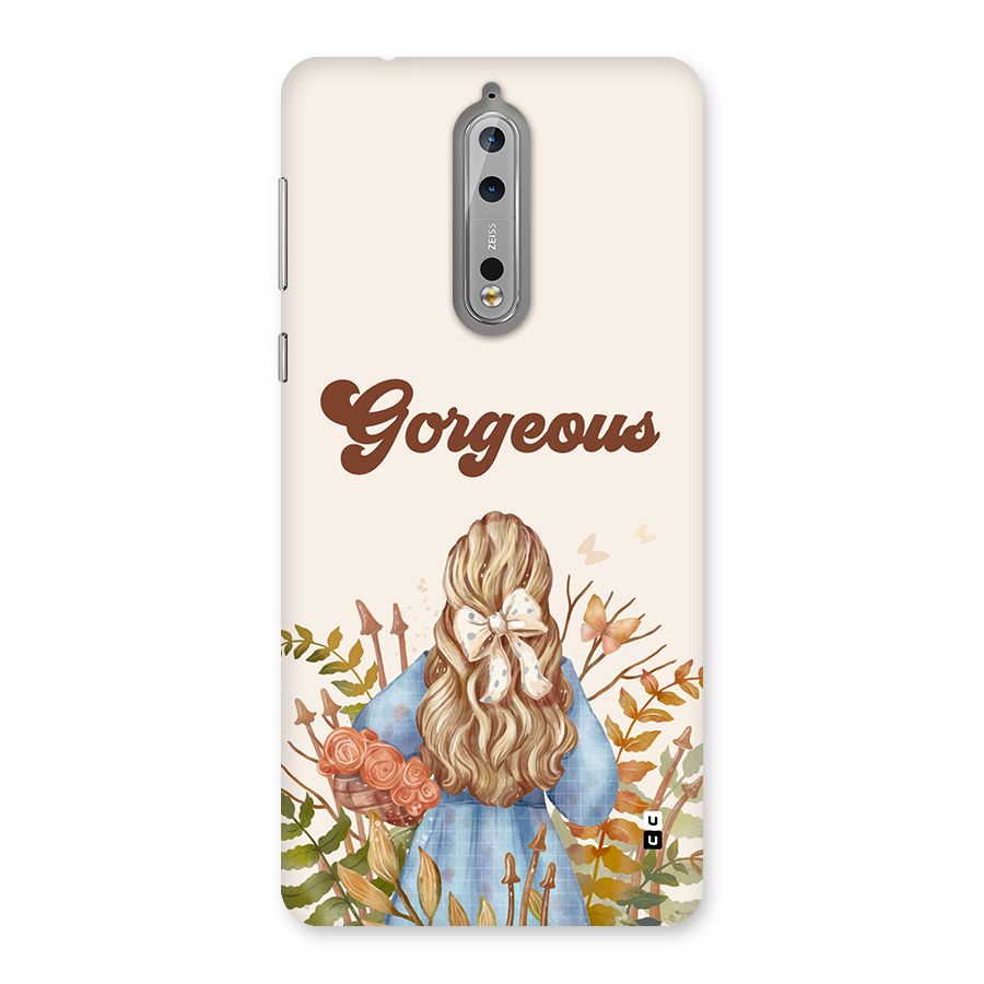 Gorgeous Girl Back Case for Nokia 8