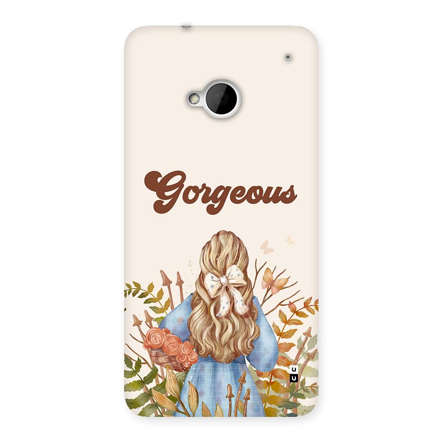 Gorgeous Girl Back Case for One M7 (Single Sim)