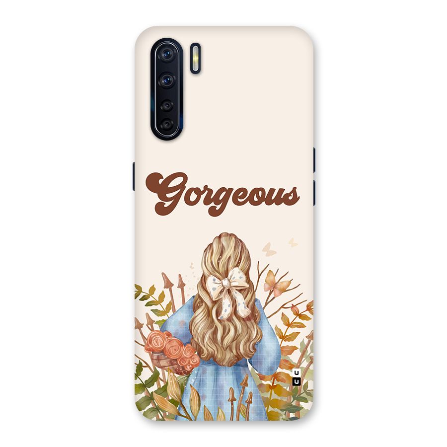 Gorgeous Girl Back Case for Oppo F15