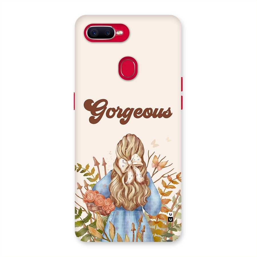 Gorgeous Girl Back Case for Oppo F9 Pro