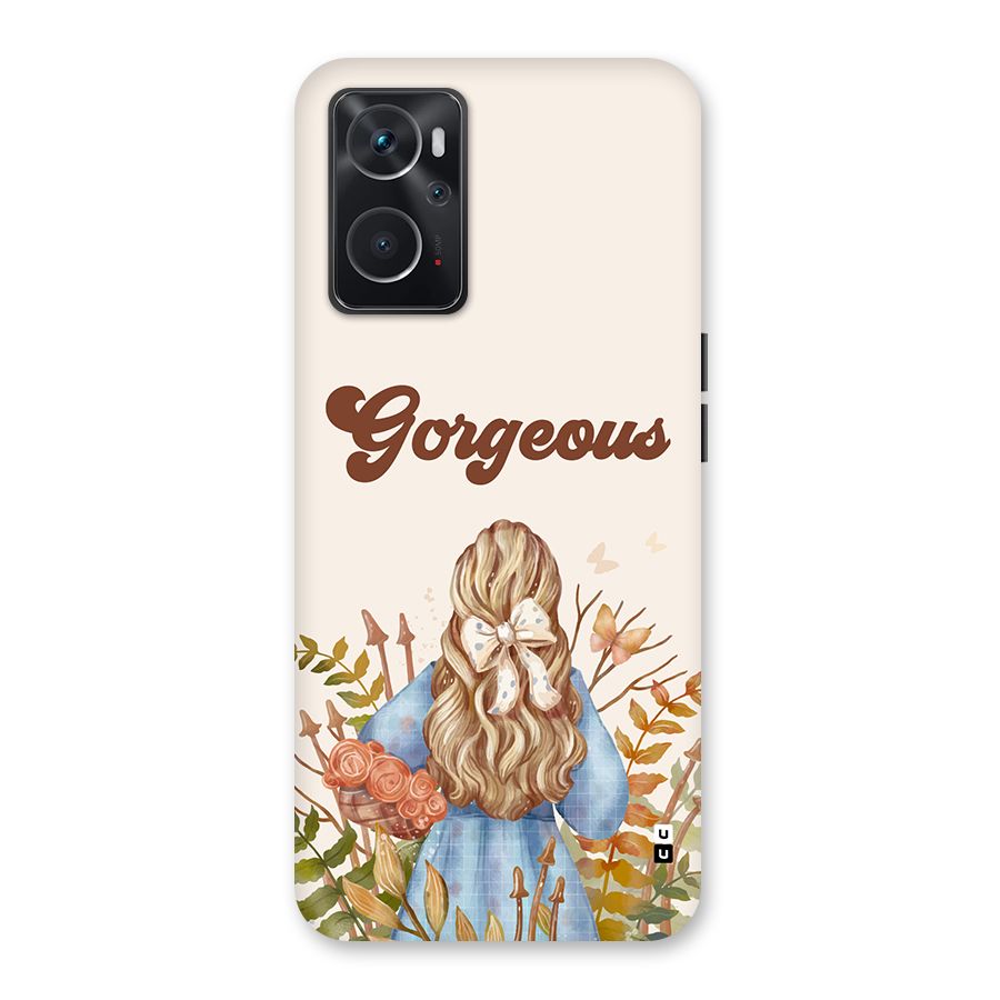 Gorgeous Girl Back Case for Oppo K10 4G