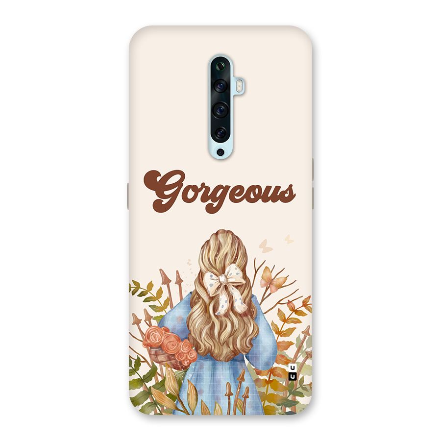 Gorgeous Girl Back Case for Oppo Reno2 F