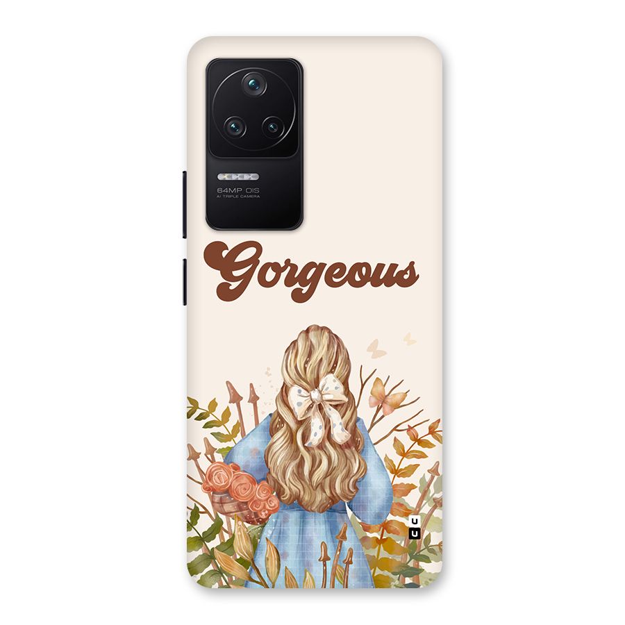 Gorgeous Girl Back Case for Poco F4 5G