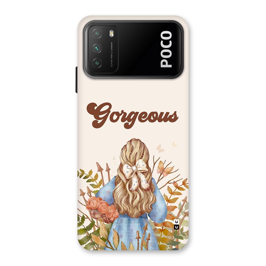 Gorgeous Girl Back Case for Poco M3