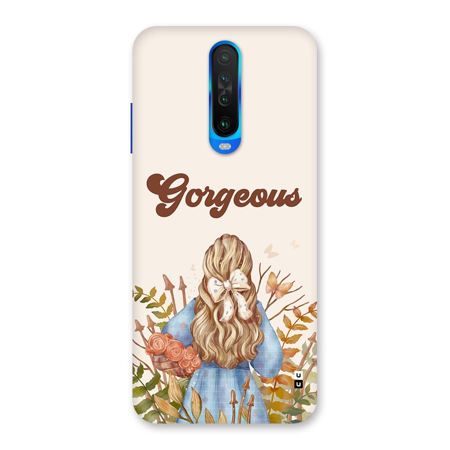 Gorgeous Girl Back Case for Poco X2