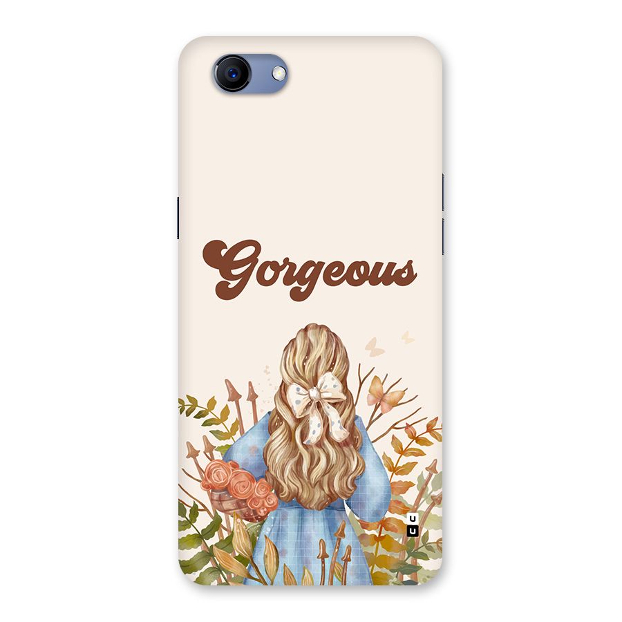 Gorgeous Girl Back Case for Realme 1