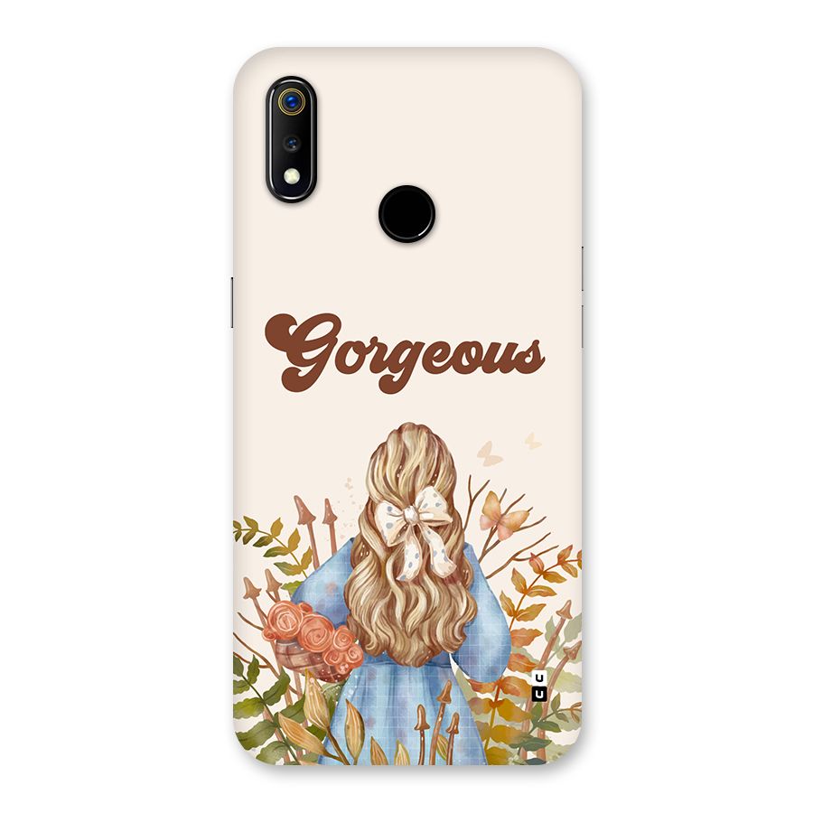 Gorgeous Girl Back Case for Realme 3