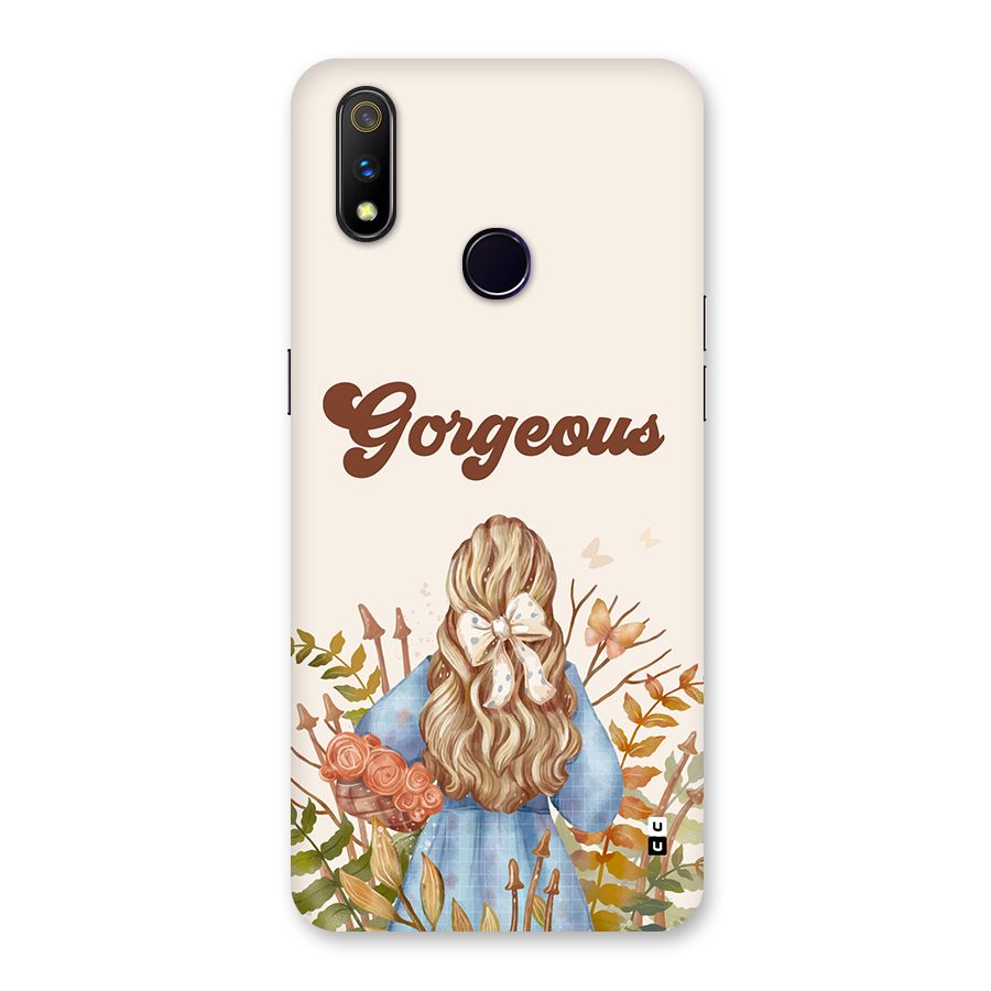 Gorgeous Girl Back Case for Realme 3 Pro