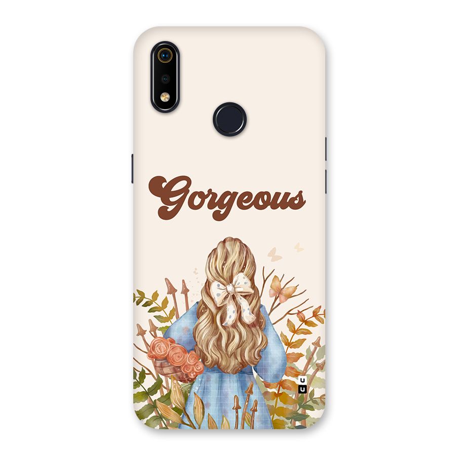 Gorgeous Girl Back Case for Realme 3i